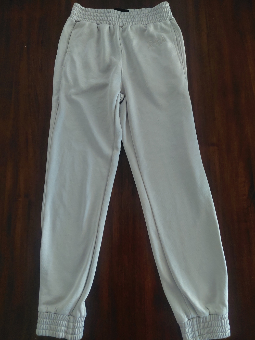 RTA Lightweight Cotton-Blend Joggers- XS - Oatmeal